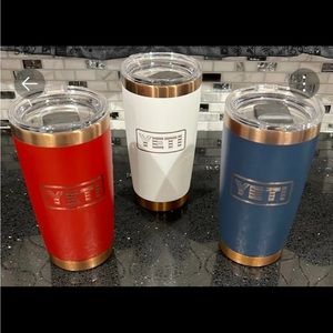 Yeti Limited Edition Folds of Honor White Rambler 20 oz Tumbler all 3 colors